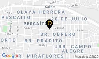 Mapa de Fadisdecol E.u. en Santa Marta
