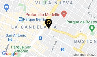 Mapa de Fajas Angel en Medellín
