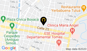 Mapa de Fajas Ann Chery en Tulua