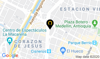 Mapa de Fajas Jholui en Medellín