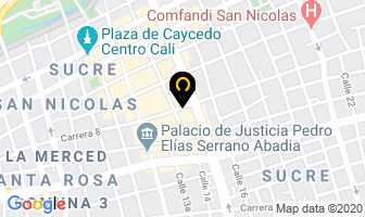 Mapa de Fajas Scarlet en Cali