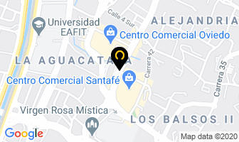 Mapa de Falabella en Medellín