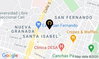 Mapa de Falabella F. Rafael en Cali