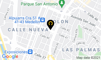 Mapa de Fama Popcorn en Medellín