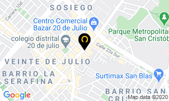 Mapa de Fami Ortodoncia en Bogotá D.C