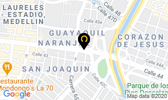 Mapa de Fami Pollitos en Medellín