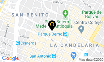 Mapa de Famielectro en Medellín