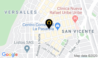 Mapa de Familiarte en Cali