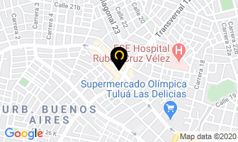 Mapa de Family Pizza en Tulua