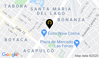 Mapa de Fanashi Y Cia. Ltda. en Bogotá D.C