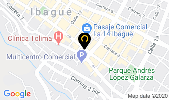 Mapa de Fantasias Aristi en Ibagué