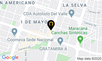 Mapa de Fantasías Francaffi en Cali