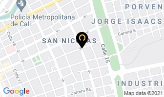 Mapa de Fantasías Galácticas en Cali