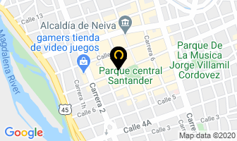 Mapa de Fantasías Marín en Neiva