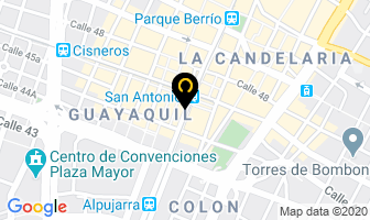 Mapa de Fantasías mazul en Medellín