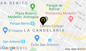 Mapa de Farma Control en Medellín