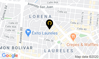 Mapa de Farma Exito en Medellín