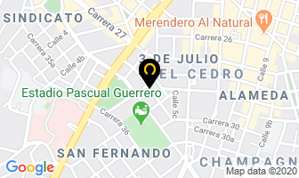 Mapa de Farmacia Glorians en Cali