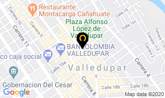 Mapa de Farmacia Mundial en Valledupar