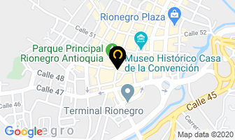 Mapa de Farmacia Popular en Rionegro