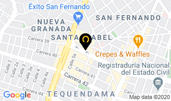 Mapa de Farmacia Santa Marta en Cali