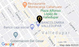 Mapa de Farmacia Sonia en Valledupar
