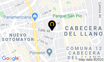 Mapa de Farmaclub. en Bucaramanga