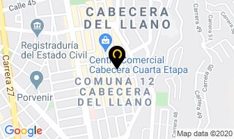 Mapa de Farmacoop en Bucaramanga