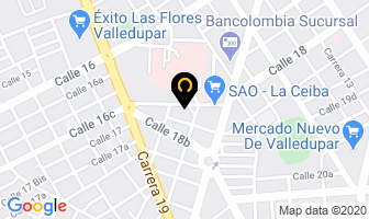 Mapa de Farmomedic Drogueria en Valledupar