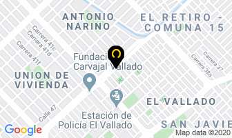Mapa de Faroles La Virgen en Cali