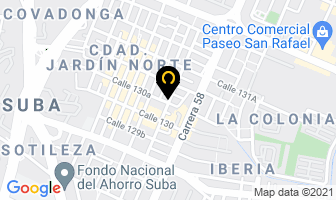 Mapa de Fashion 53 en Bogotá D.C