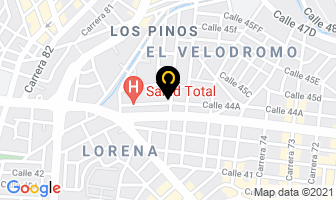 Mapa de Fast Dispatch Colombia en Medellín