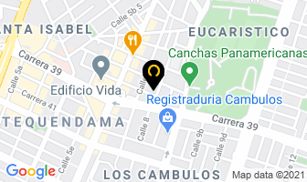 Mapa de Fast Marketing en Cali