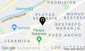 Mapa de Faster Crossfit en Sabaneta