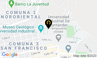 Mapa de Favuis en Bucaramanga