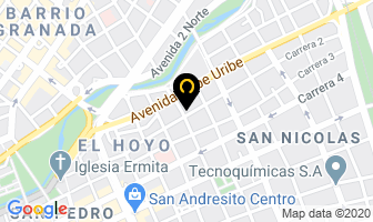 Mapa de Fax Diseño Gráfico en Cali
