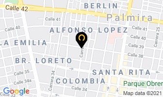 Mapa de Fb Diseños en Palmira