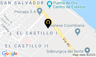 Mapa de Fedco S.a. en Barranquilla