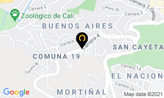 Mapa de Federación Internacional De Abogados en Cali