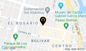 Mapa de Fedescar en Barranquilla