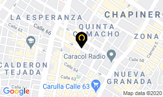 Mapa de Fegas en Bogotá D.C