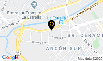 Mapa de Feliplast en Sabaneta