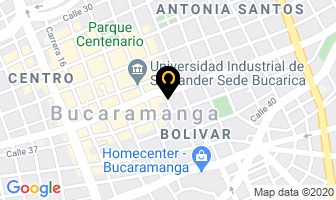 Mapa de Fenalco en Bucaramanga