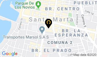 Mapa de Fenalco en Santa Marta