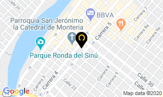 Mapa de Fernández Calao Patricia en Montería