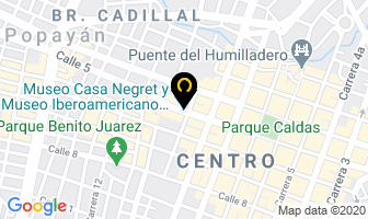 Mapa de Fernandez Orozco Nubia Stella en Popayán
