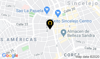 Mapa de Fernández Padilla Denise en Sincelejo