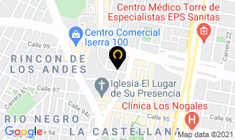 Mapa de Fernando Chavez Asociados en Bogotá D.C