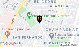 Mapa de Fernando Vargas Ingenieros S.c.s en Cali