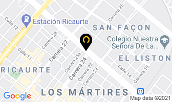 Mapa de Ferre Instrumentación en Bogotá D.C